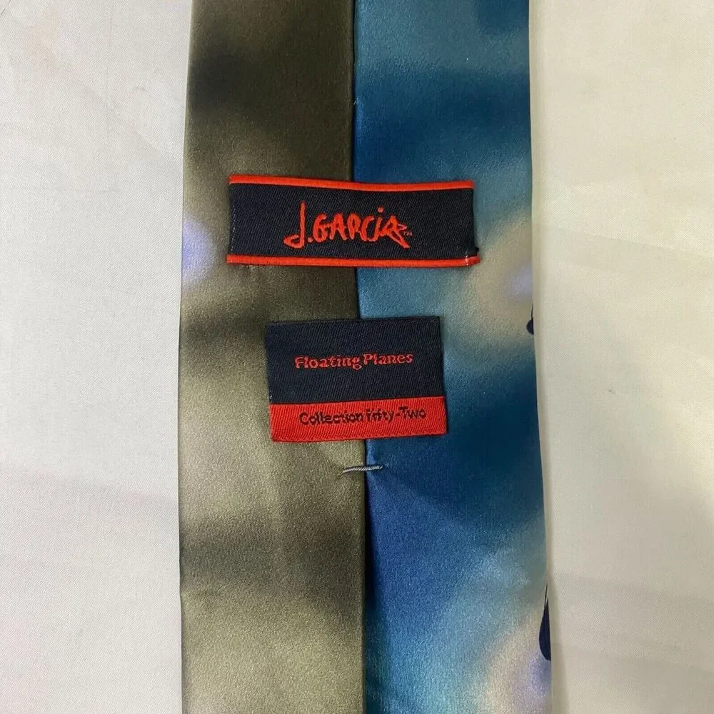 #6620 J Garcia Floating Planes Collection Fifty Two Mens Necktie, Tie